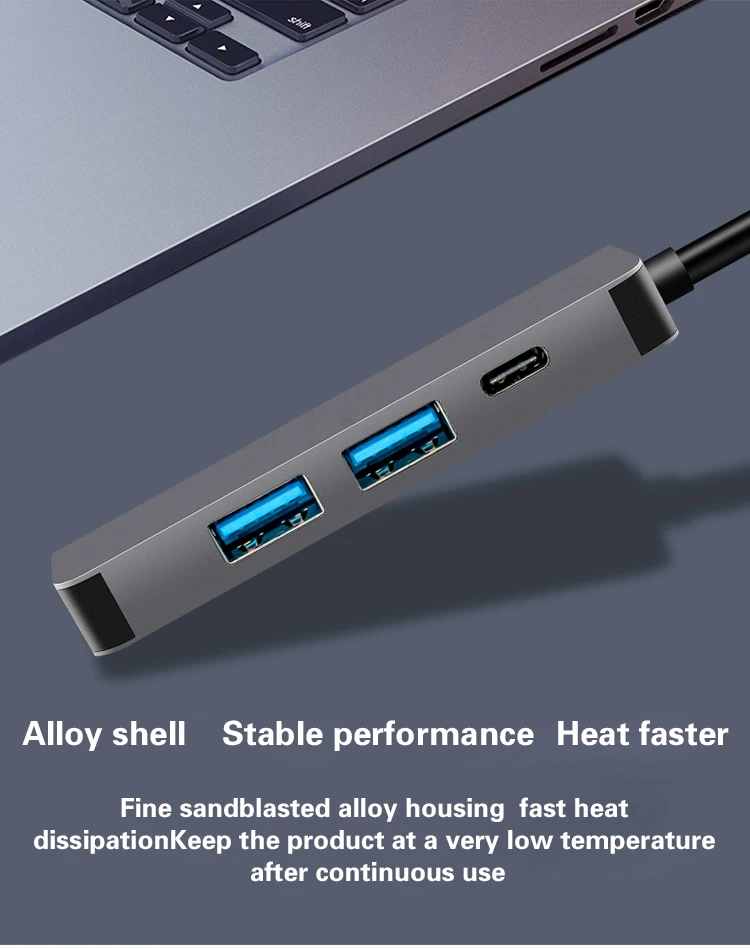 Thunderbolt 2 Thunderbolt 3 4 в 1 USB-C HDMI адаптер 2x USB3.0 type-C PD концентратор для huawei P20 Pro samsung Dex Galaxy S9/S8