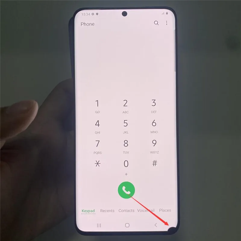 Оригинальный дефект с точечной линией одиночная распродажа ЖК-дисплей S20 для Samsung