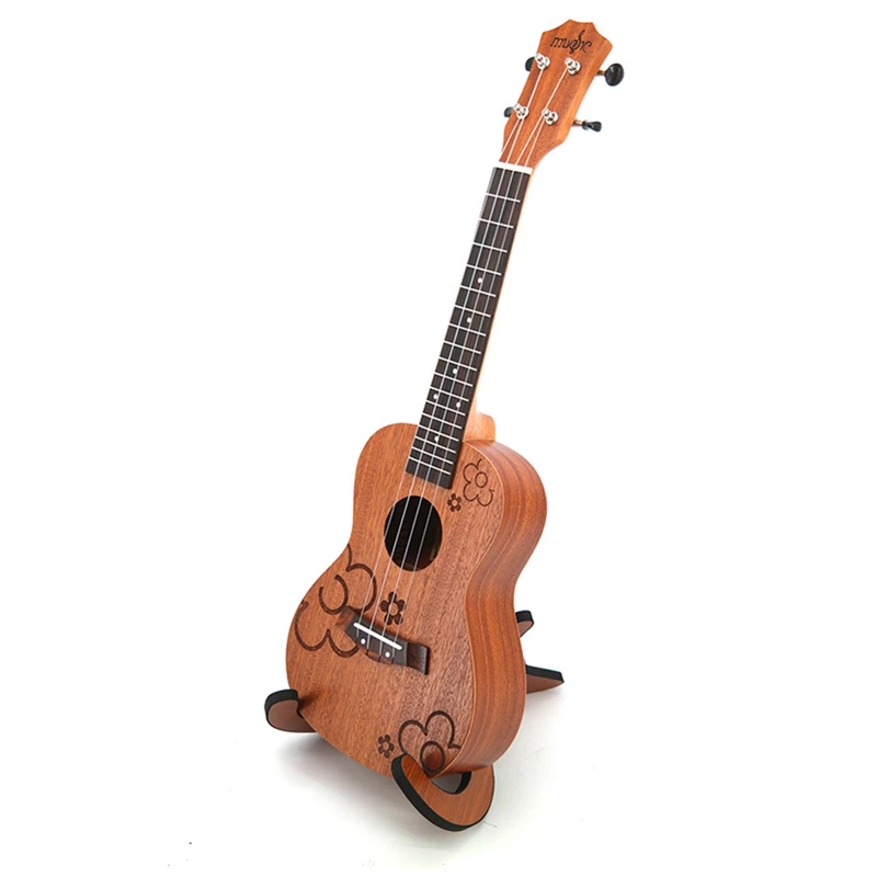 23 &quotвесь Sapele Ukulele цветок концерта и гриф из розового дерева Электрический