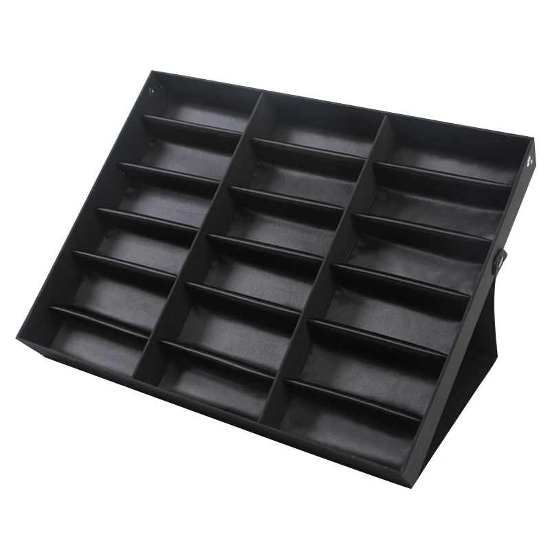 

Newly 18 Grids Eyeglass Sunglasses Glasses Storage Display Box Holder Case Organizer HG996