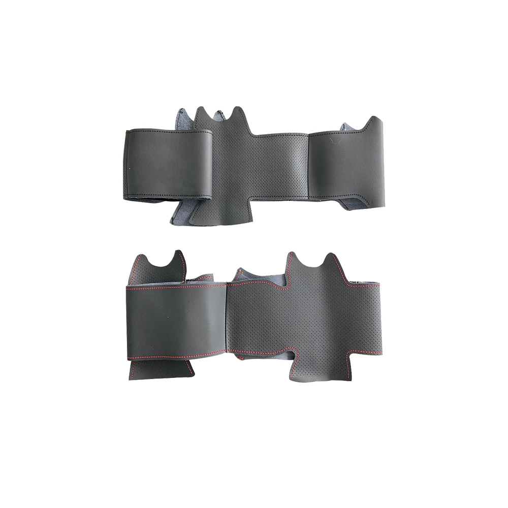 Сделай сам плетеная ручная швейная Руль крышка автомобильные аксессуары для Nissan