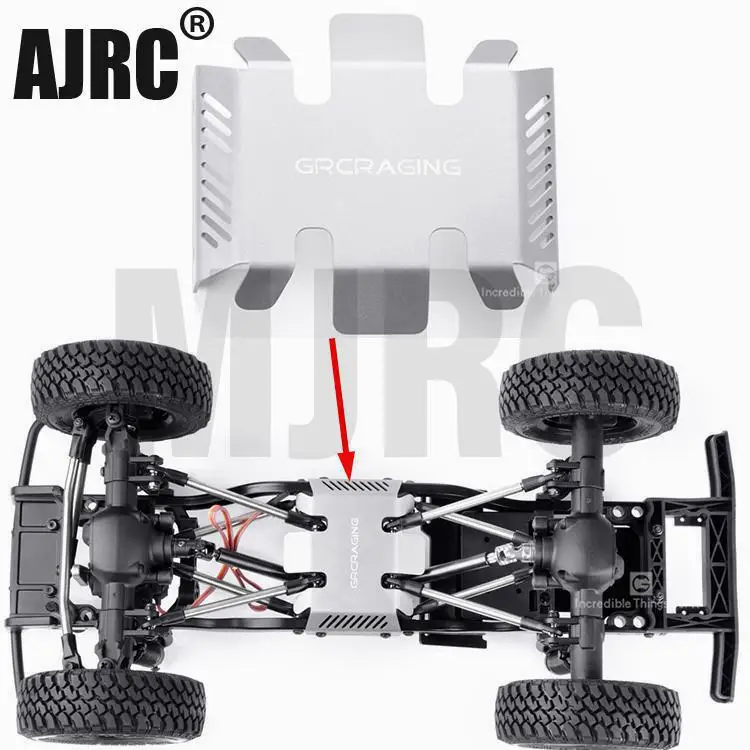 

Stainless Steel Metal Armor Chassis Protection For RC Crawler Car CFX MST 242MM / 252MM / 267MM wheelbase chassis JIMNY 0131A