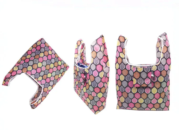 Эко сумка для покупок eTya с принтом животных и цветов Женская Складная хранения