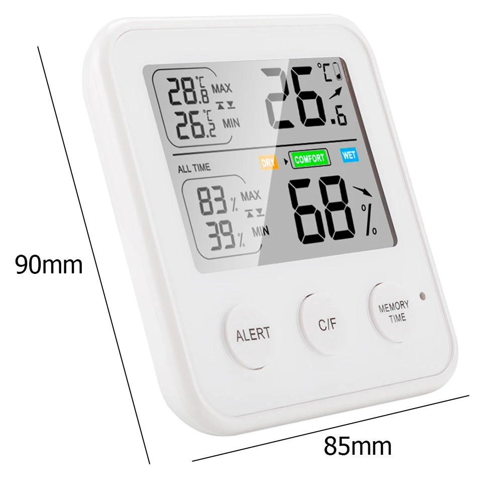 

High Precision Digital Display Room Temperature Humidity Meter Hygrometer Thermometer Indoor Home Humidometer Temperature Gauge