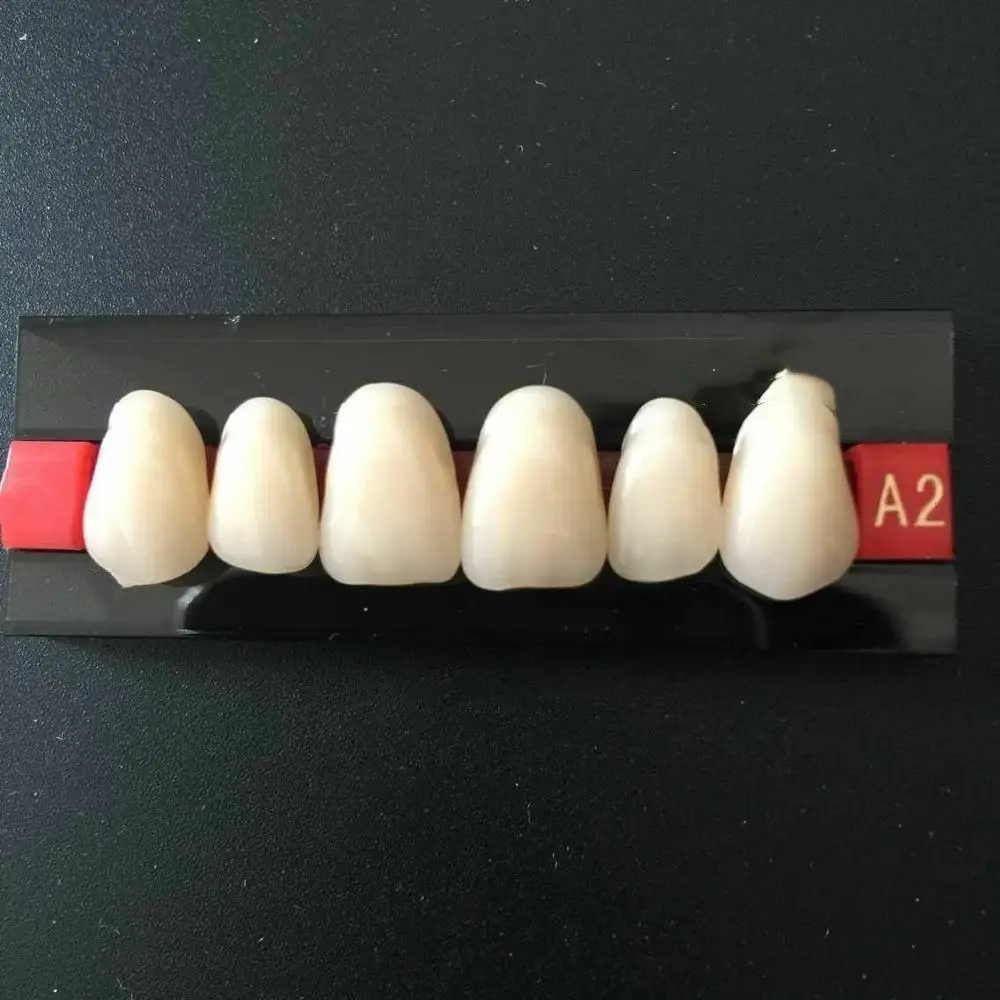 

1Box/84pcs Dental Complete Denture False Synthetic Resin Teeth A2Color 5Size