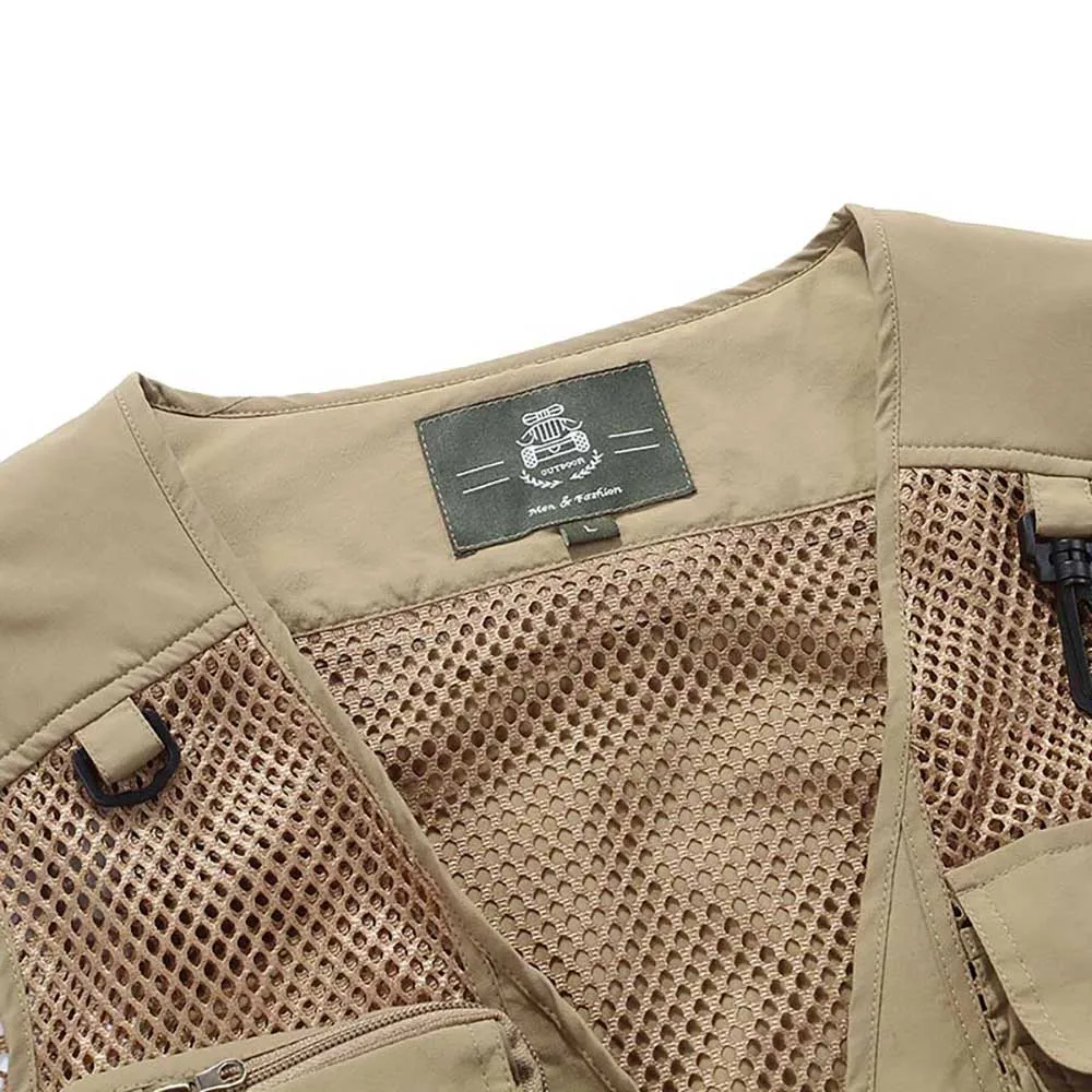 Новое модное комбинированное Сетчатое платье жилет мужской повседневный много