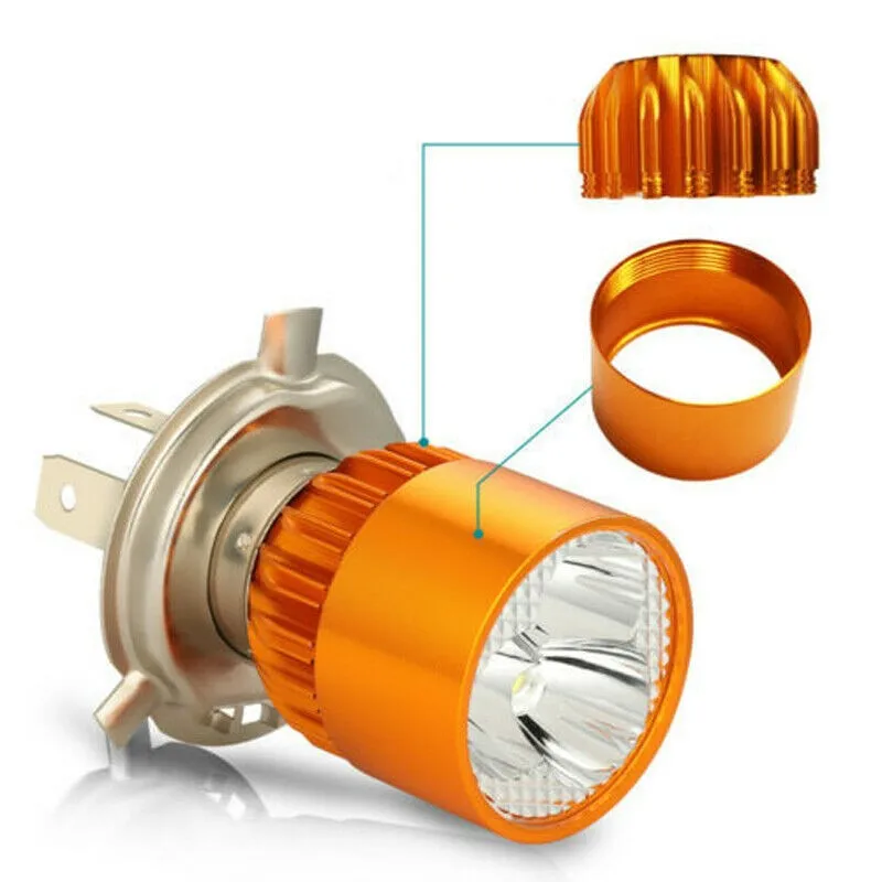 

1 Pcs Motorcycle Headlight 26W 6500K White Auto Grade LED Chips DC 9V-32V
