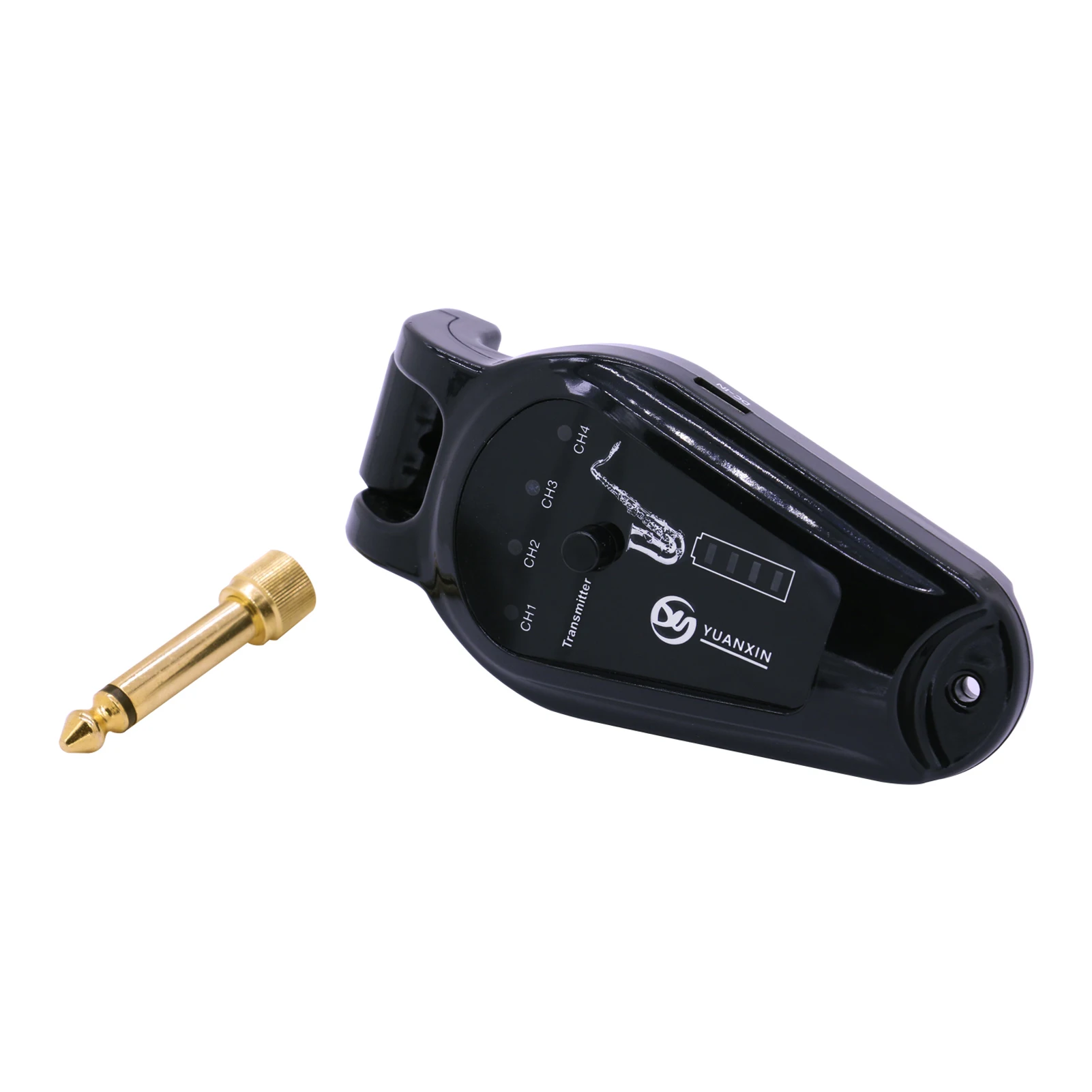 

A-10 Wireless Electric Guitars Transmitter and Receiver Set Guitar Pickup System Built-in Rechargeable Guitar Wireless System