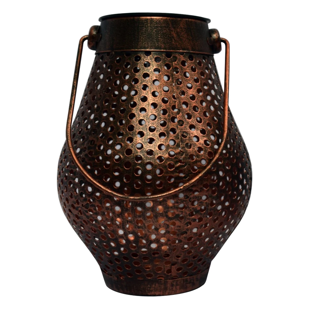 LED Solar Light Outdoor Hanging Branches Sunlight Waterproof Wrought Iron Hollow Projector Sensor Lamp Garden Decoration | Освещение