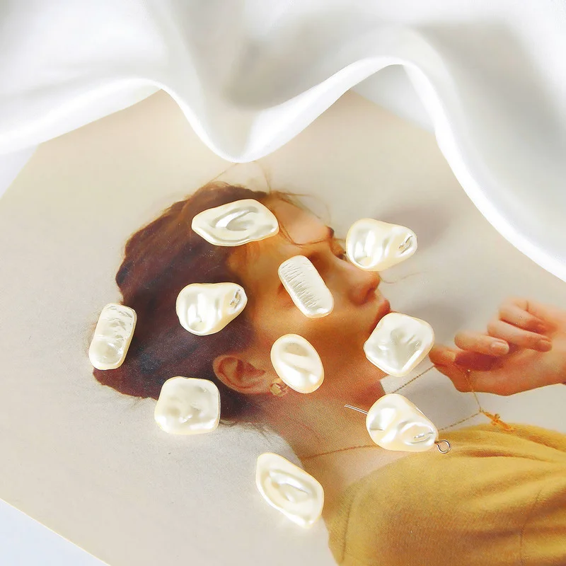 

Baroque Irregular Shaped Natural Freshwater Pearl DIY Handmade Jewelry Earrings Bracelet Accessories Material
