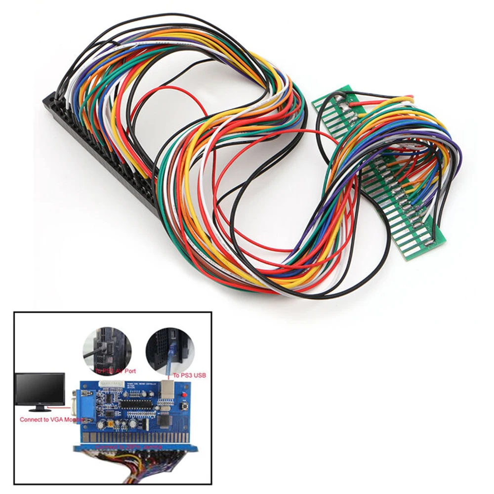 56 Pin 28P Jamma удлинитель ремня для аркадных игровых шкафов 22 дюйма|Запасные части| |
