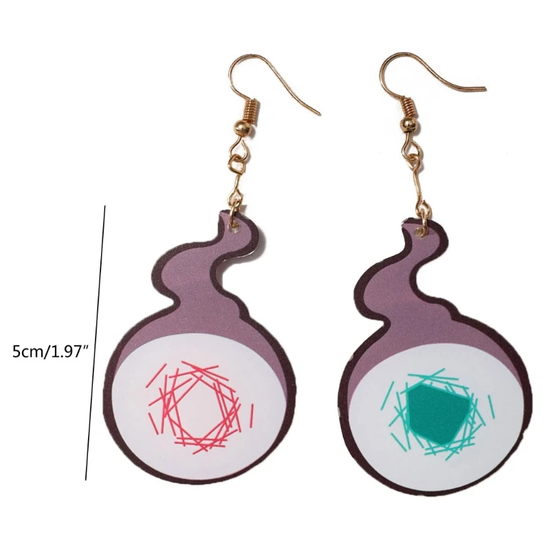 

Acrylic Creative Anime Toilet-Bound Hanako-kun Drop Earrings Cosplay Yugi Amane Drop Earring Costume Jewelry Accessories