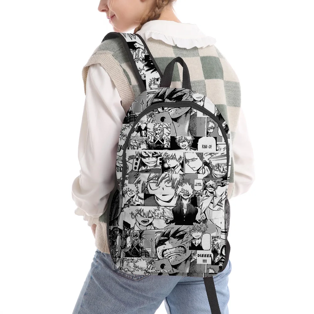 

Японский рюкзак для мальчиков и девочек с героями аниме «Моя геройская Академия», жесткие школьные ранцы для подростков, водонепроницаемые...