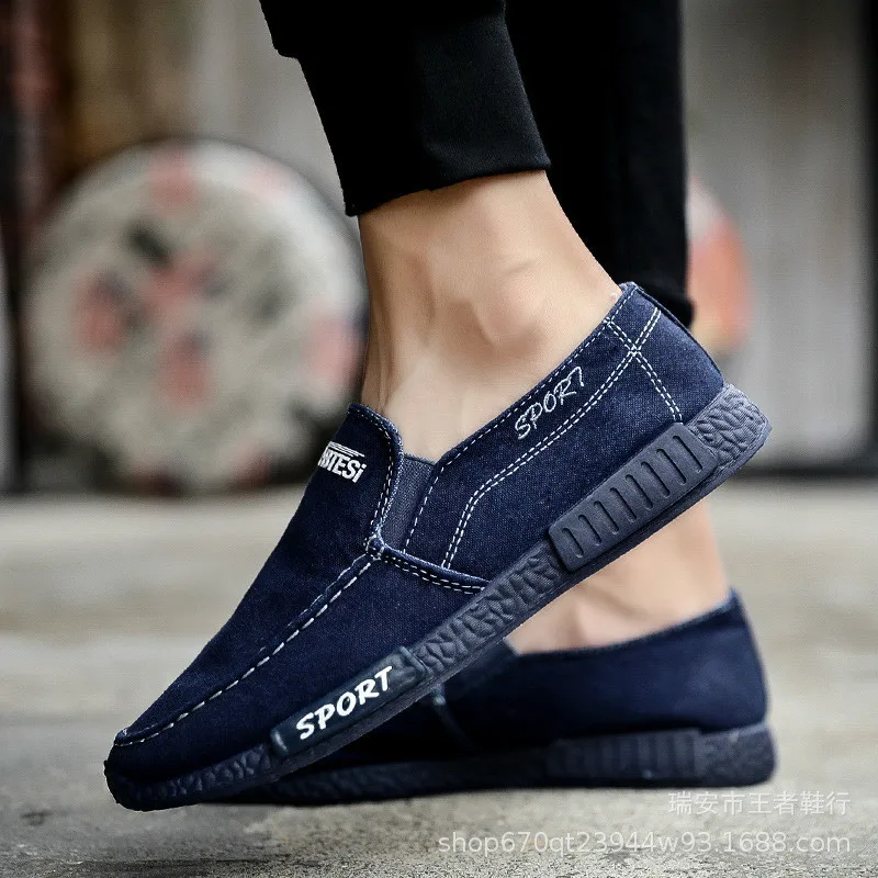 

New Men Shoes 2021 Spring Men Canvas Shoes Flat Casual Shoes Lace Up Comfortable Breathable Shoes Man Flats Size 39 - 45