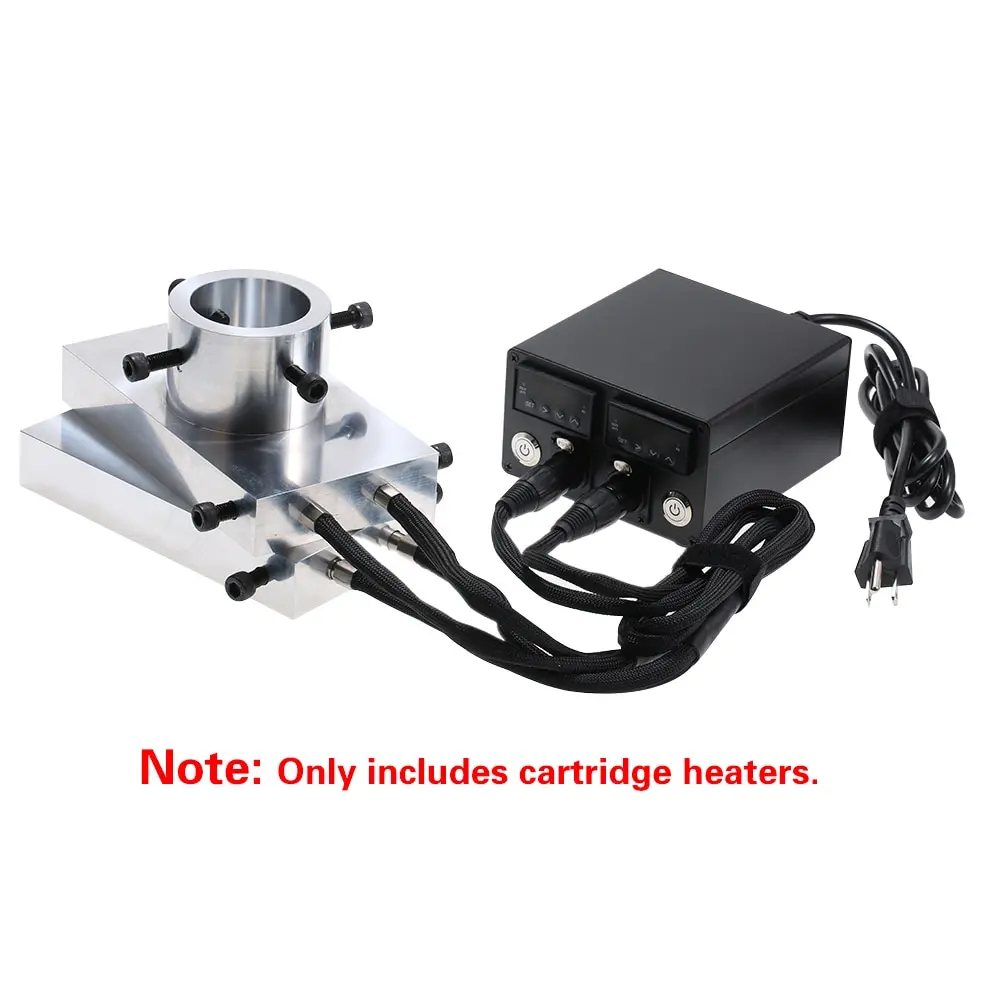 Канифоль тепловой пресс комплект 4*7 &quotпластины сверхмощный двойной PID