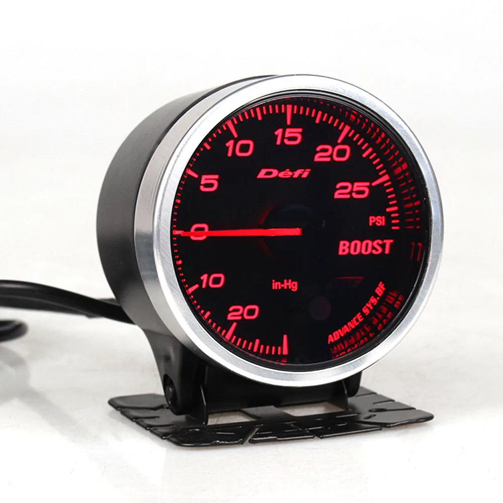 Turbo PSI Defi Advance BF 2,5 дюймов 60 мм 7 цветов шаговый двигатель электронный датчик турбо температура воды масла пресс масла AFR EGT автоматический датчик - Цвет: Turbo PSI