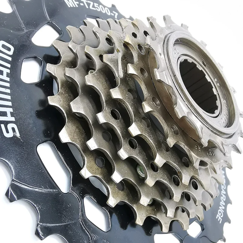 Shimano MF TZ500 велосипед свободного хода 7 скоростей кассета Звездочка 14 34T для MTB