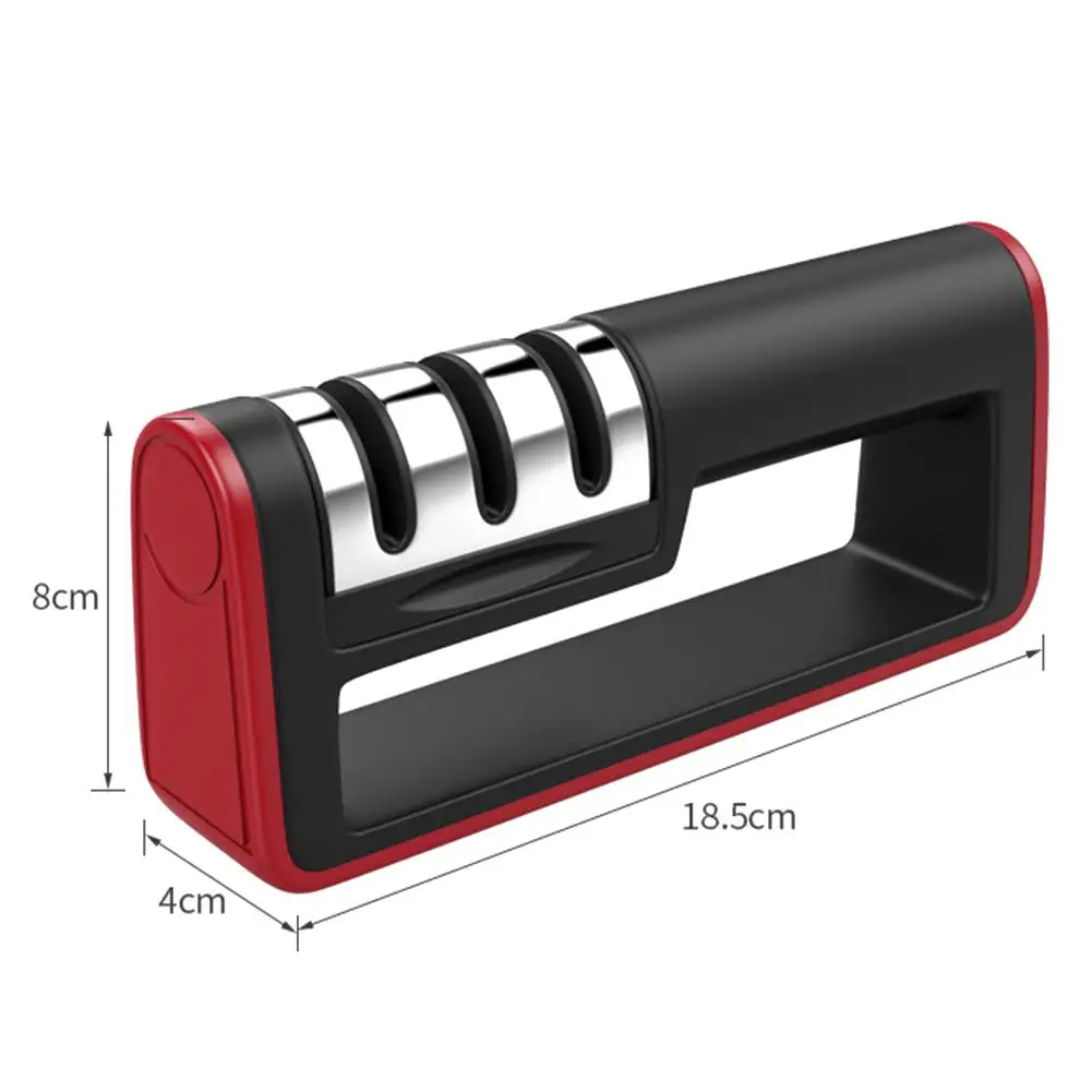 

Hot Sale Sharpener Multi-function Multi-function 3 Stages Sharpener Tungsten Steel Quick Cutting Knife Home Supply