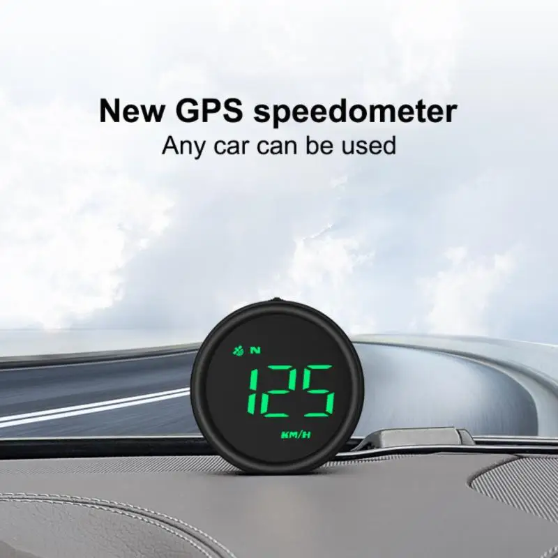 

Car HUD Head-up Display KM/h MPH Overspeed Alarm Speedometer Smart GPS HUD Digital Gauges Speed Measurement,Driving Warning