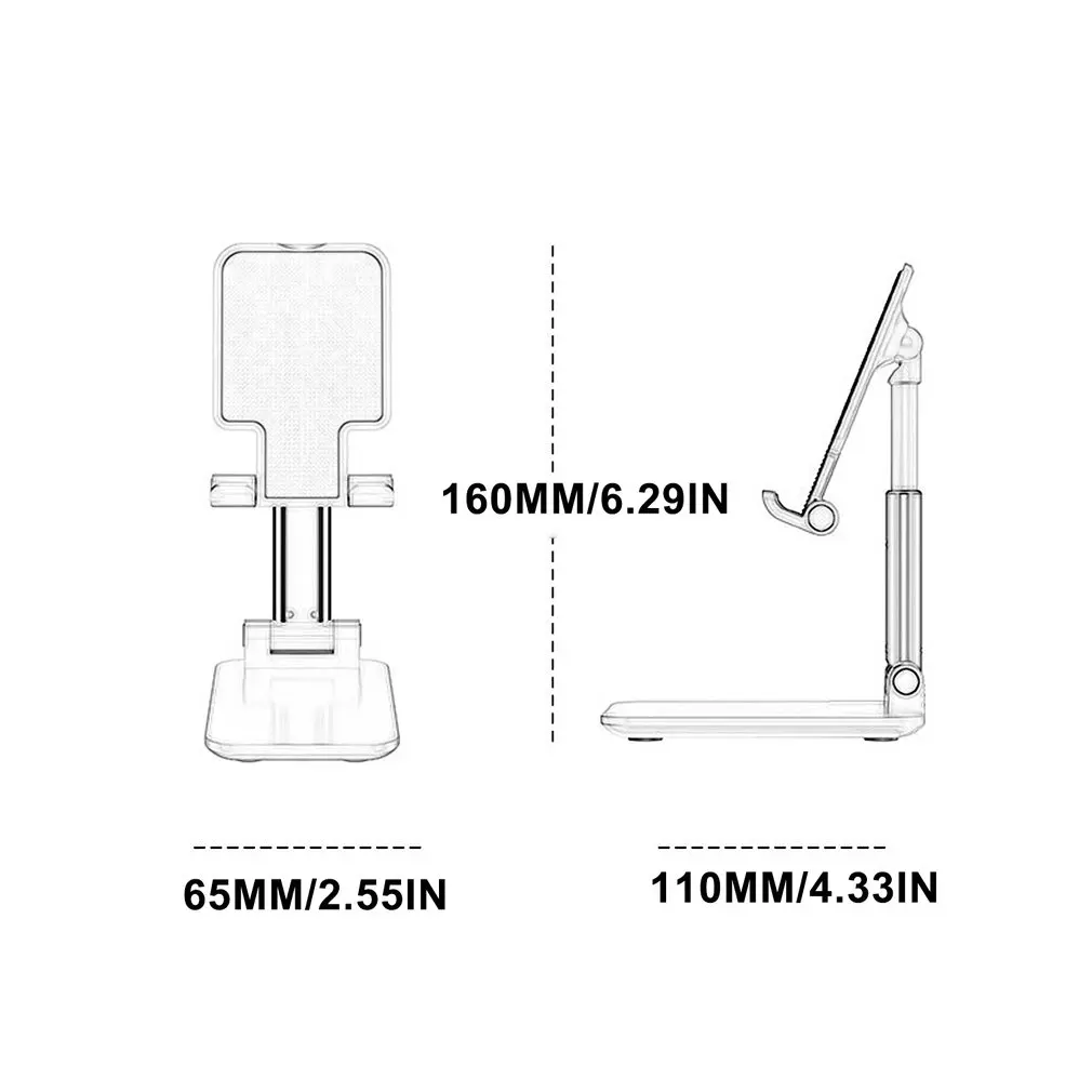 

New Desk Mobile Phone Holder Stand For iPhone iPad Xiaomi huawei Metal Desktop Tablet Holder Table Cell Foldable Extend Support