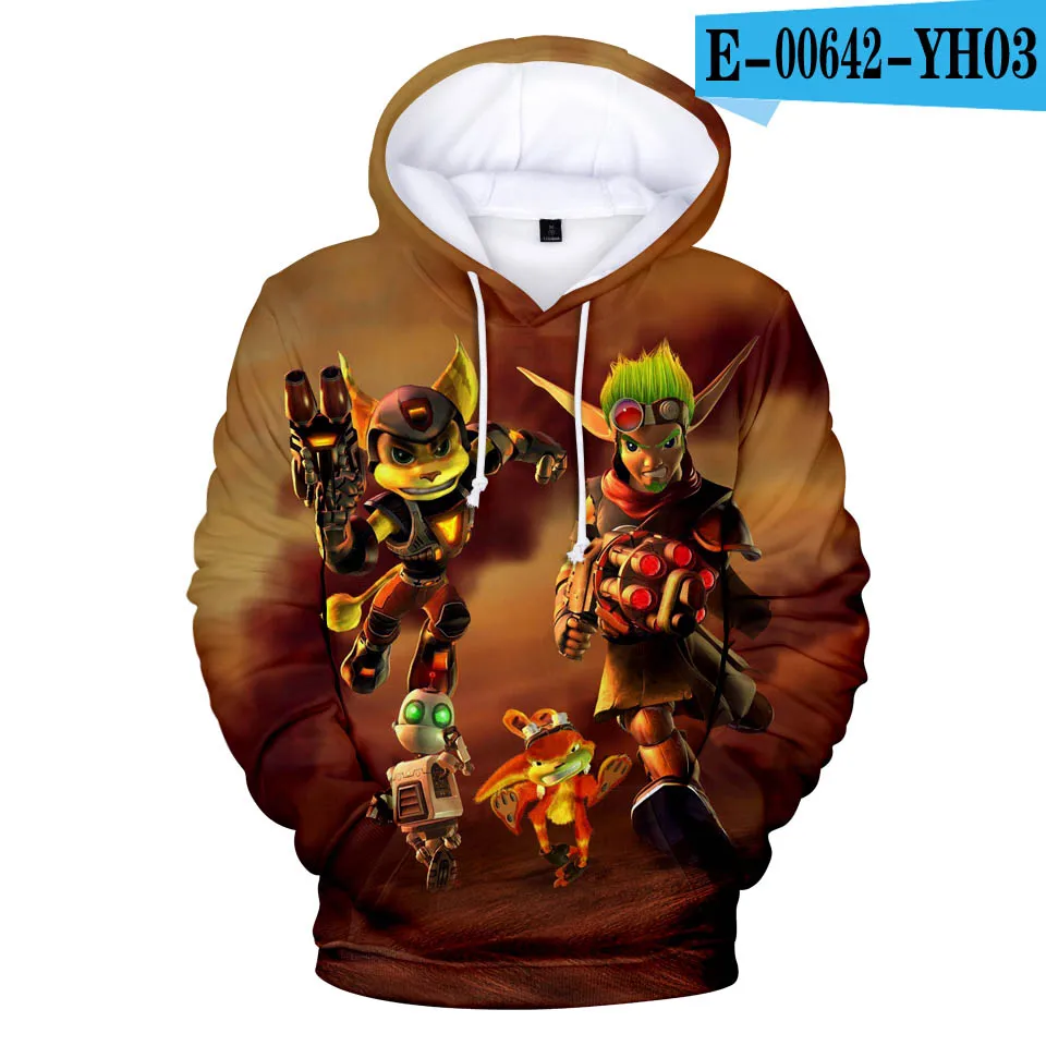 Горячая Распродажа 3D толстовки с принтом игры как и Daxter Аниме Толстовка