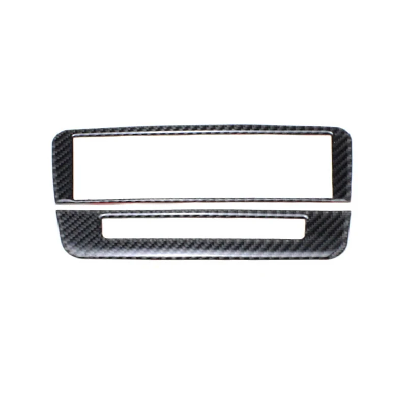

2pcs Real Carbon Fiber Center Control Decoration Interior Trim Cover For Benz GLA Class 14-19 & A Class 13-17 & CLA Class 13-19