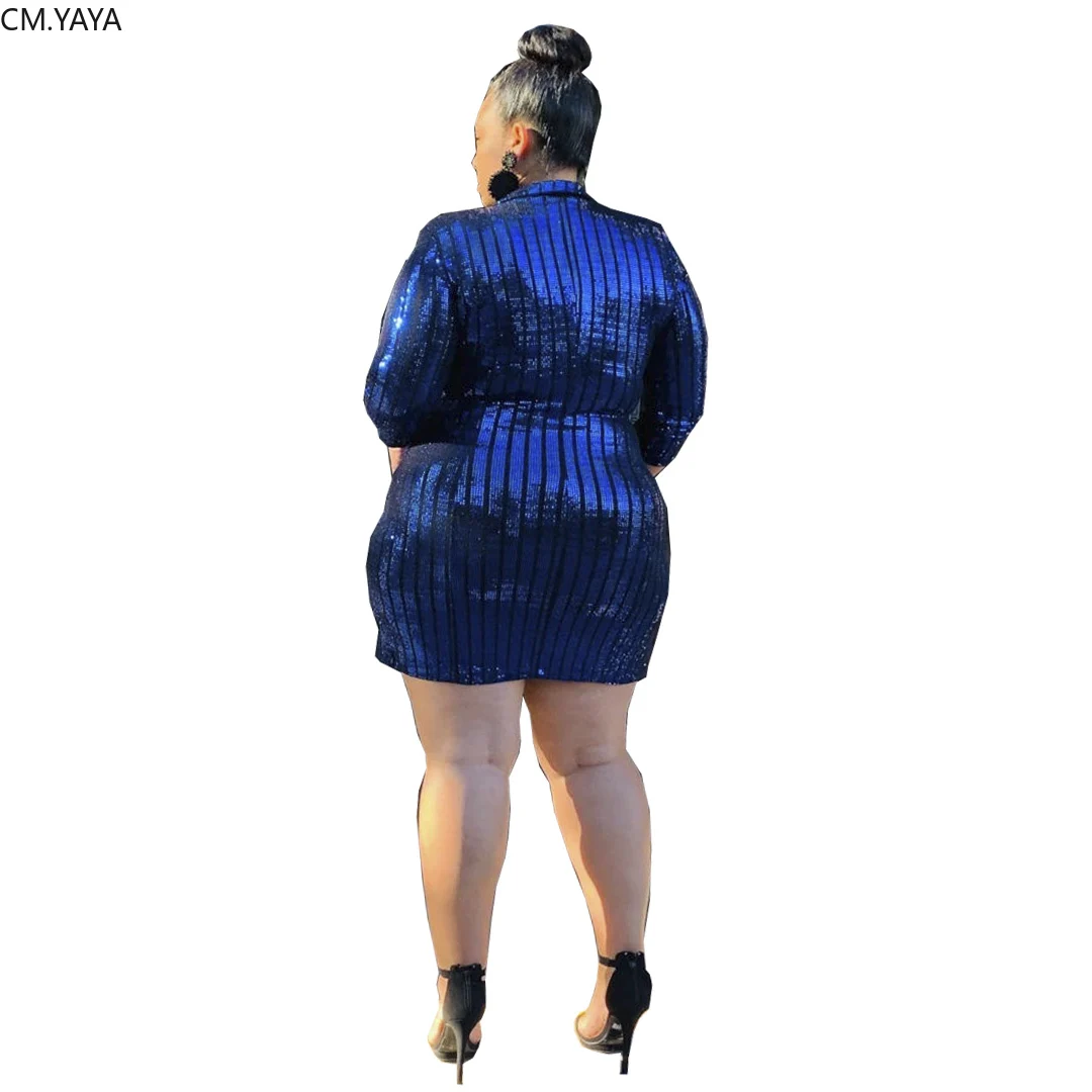 New Autumn Winter Women Shirt Button Full Sleeve Sequined Sexy Night Club Wear Party V-Neck Blouse Dress YF1070 | Женская одежда