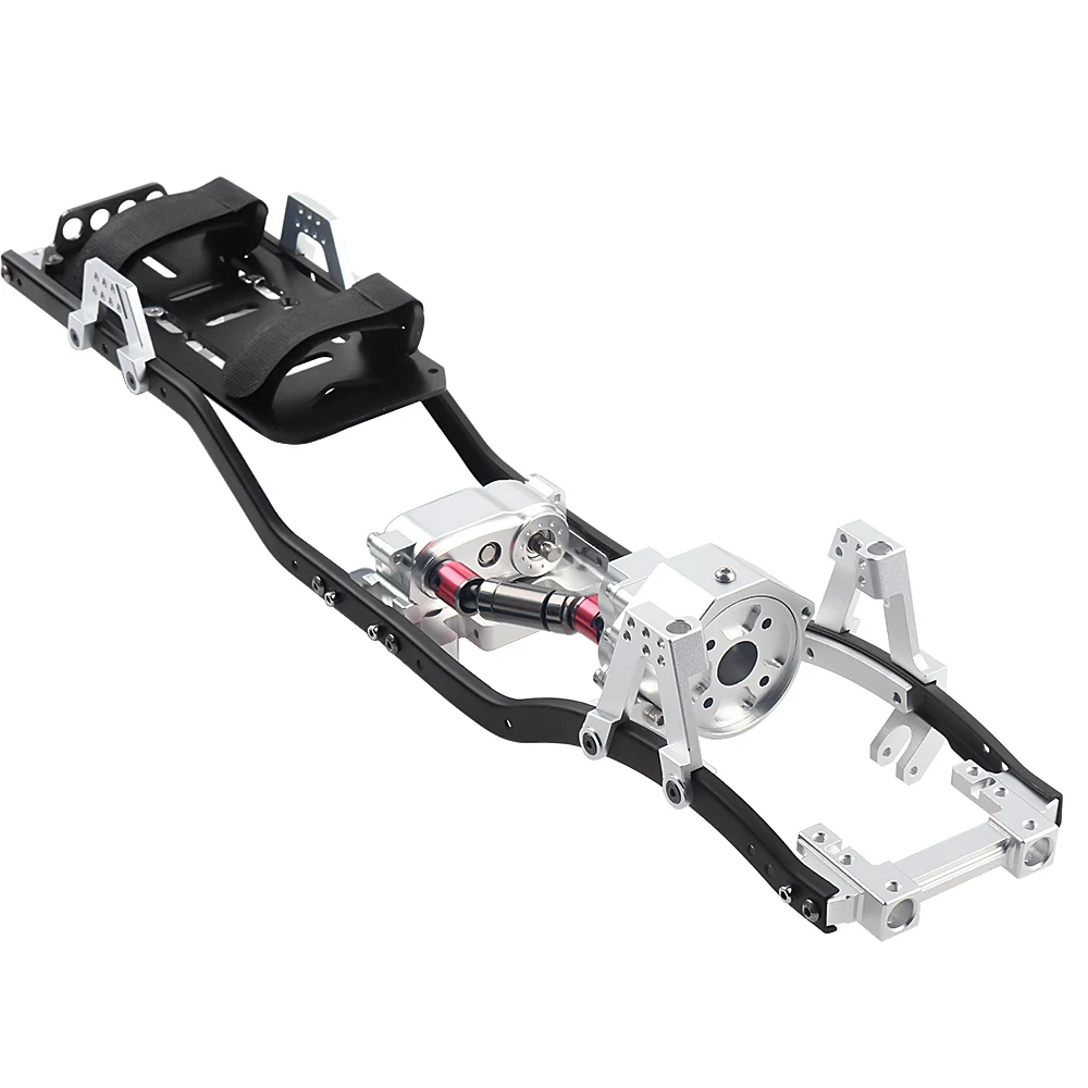 _ Шасси префиксируемая коробка передач 313 мм колесная база 12 3 дюйма для 1/10 RC Crawler