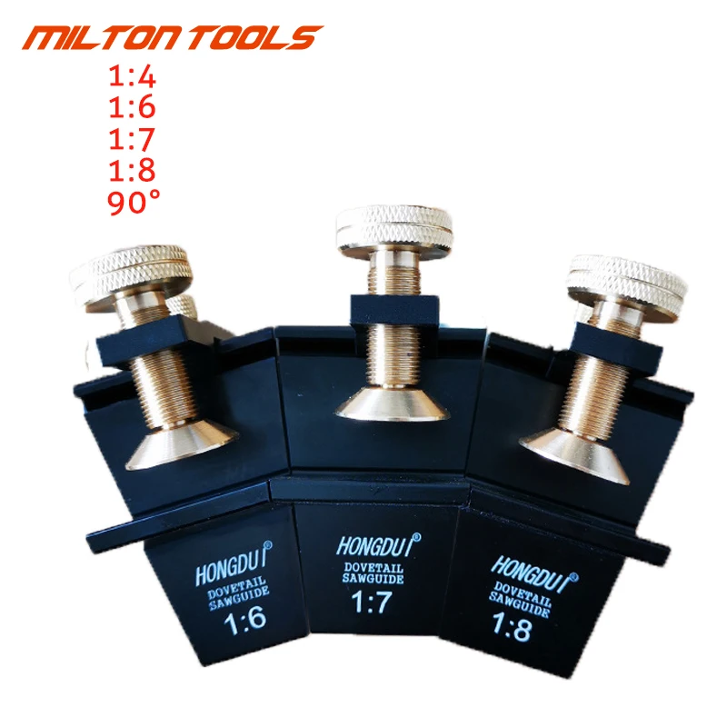 

Woodworking Dovetail Guide Rail Saw Gauge 1: 6 1: 7 1: 8 14 90-Degree Right Angle Saw Cutting Gauge For Dovetail Cut DIY Work