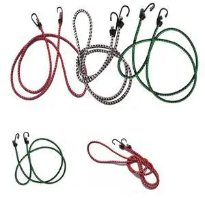 

1.5M 1 Stretch Car Luggage Roof Rack Strap Hooks Elastic Bungee Cords Hooks Lightweight Bikes Rope Tie