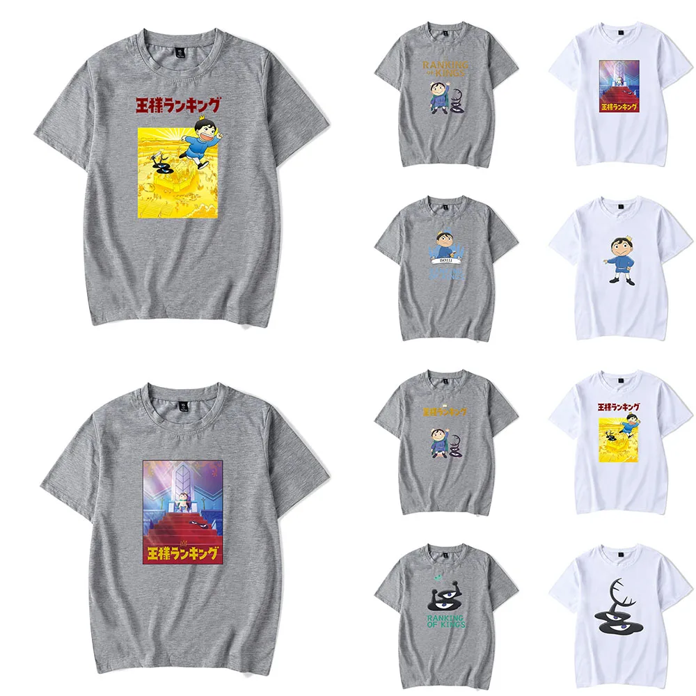 

Harajuku Men's Tshirt Anime Print Unisex Short Sleeve Tees Cartoon Kawaii Casual Solid White T-shirt Child Streetwear Tops