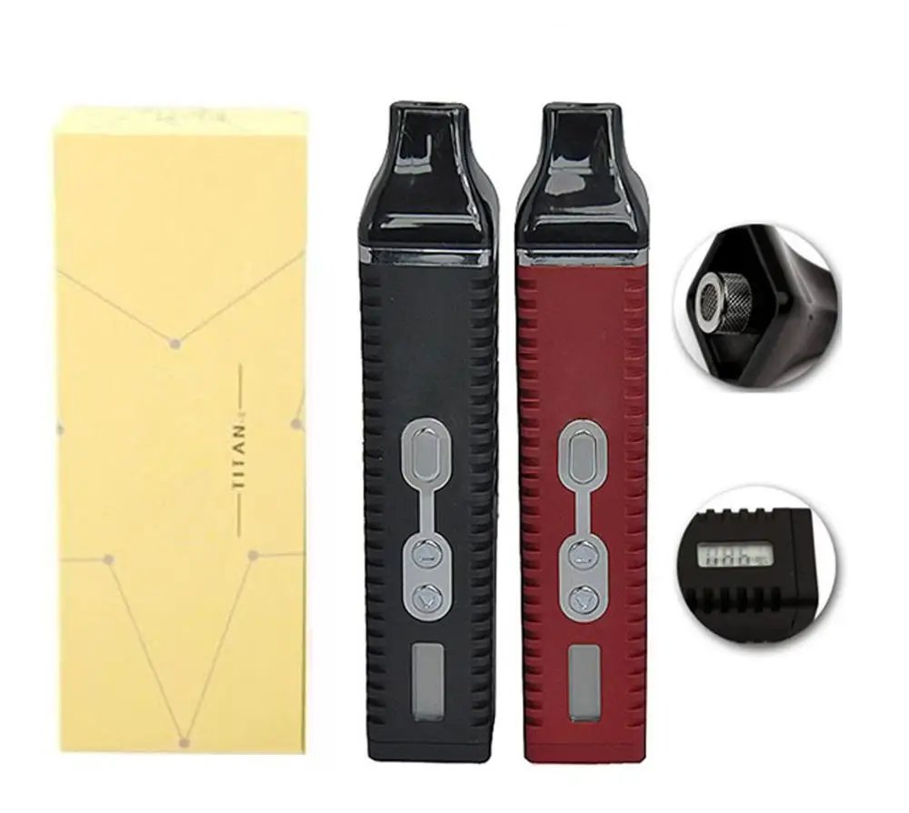 Herbal Titan 2 Dry Herb Vaporizer Kit E Cigarettes 2200mAh Battery TC Mode Wax Device vs Pathfinder II Vape Pen | Электроника