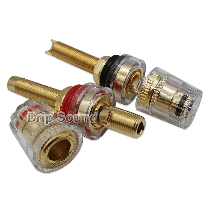 2 шт. усилитель спикер терминал связывания пост кабель вилки гнезда Разъем #2 |