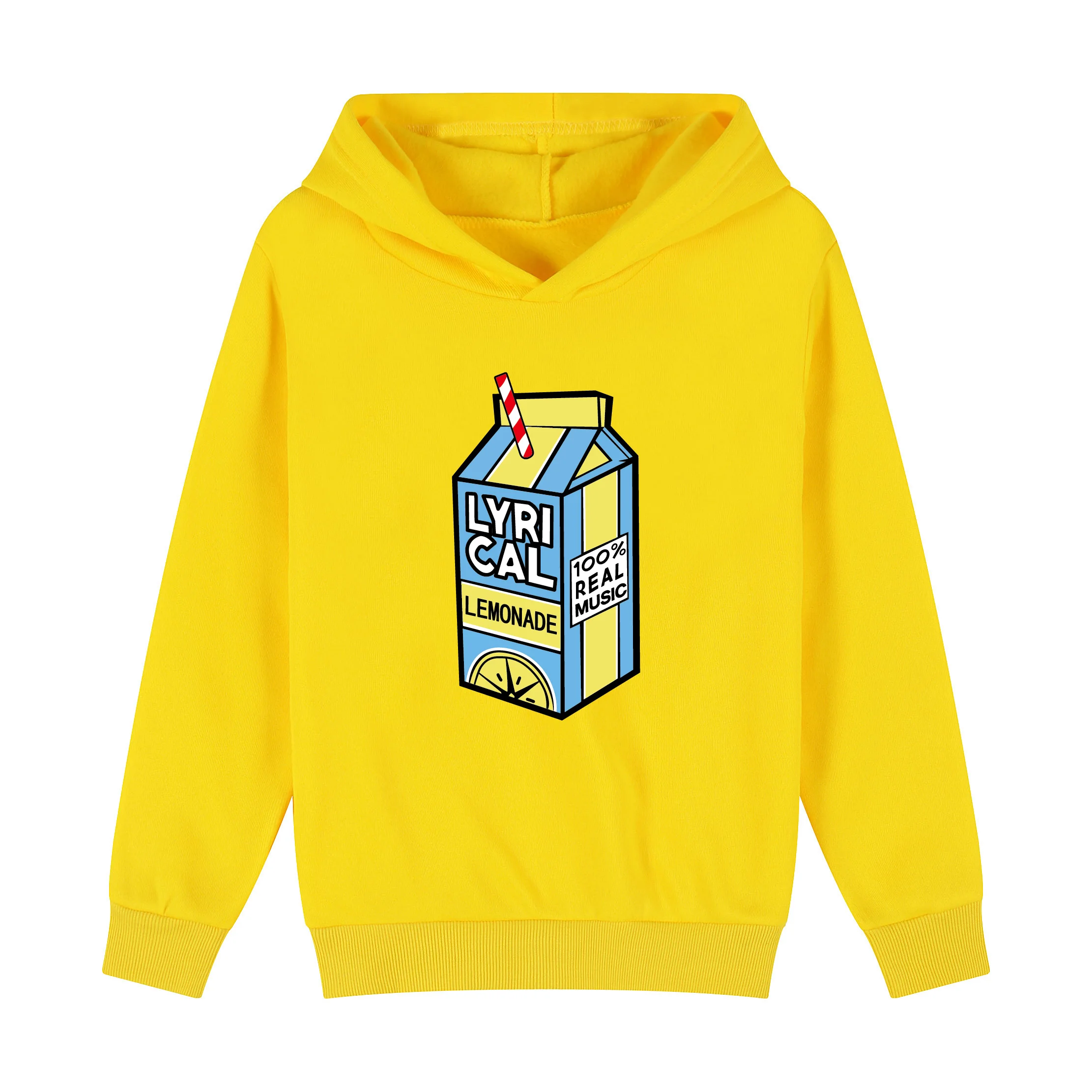

2021 Autumn Winter Drinks Print Cotton Kids Girls Boys Hoodies Outerwear Teenager Children Hooded Pullover Sweatshirt