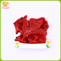 lxyy new dragon silicone molds chocolate fondant paste welsh mould
