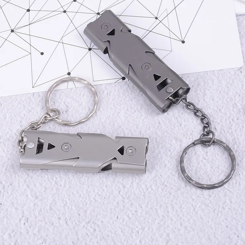 Gmarty двойной трубы высокой децибел из нержавеющей стали открытый свисток для