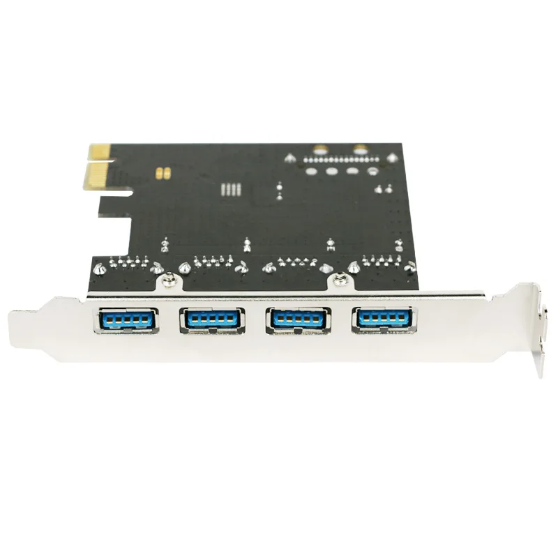 4 порта USB 3.0 PCI E супер скоростная Express карта главного узла контроллер адаптер с 15