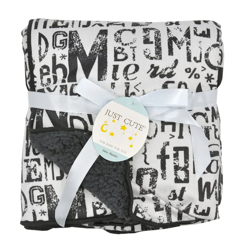 Просто стая Детская плюшевая пеленка для новорожденных детская коляска супер