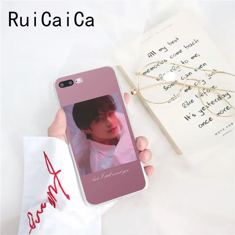 Ruicaica KPOP Jin SUGA j-hope RM Jimin V JungKook чехол для телефона для iPhone X XS MAX 6 6s 7 7plus 8 8Plus 5 5S SE XR 10