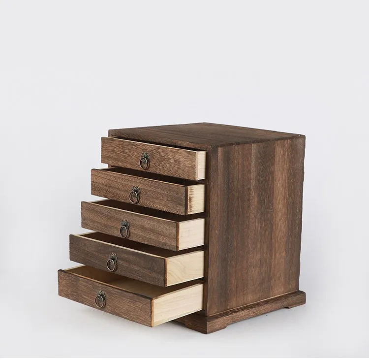 Многослойная коробка для хранения из массива дерева подарочные коробки