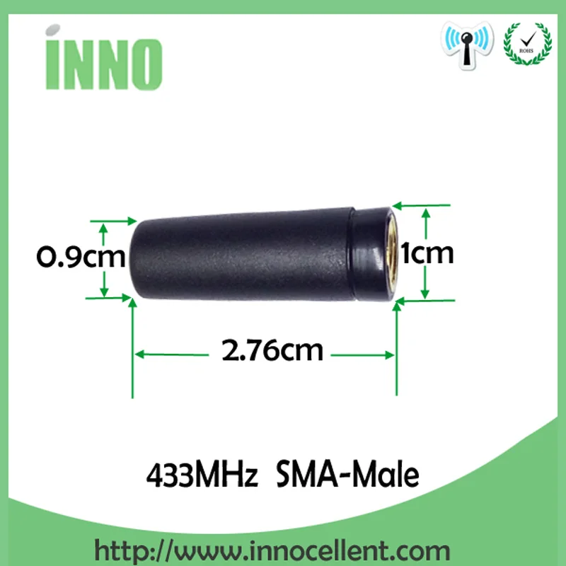 5pcs 433 MHz Antenna 2.5dBi SMA Male Connector Mini Size 433MHz antena directional 433m antenne IOT wireless Lorawan watermeter | Мобильные