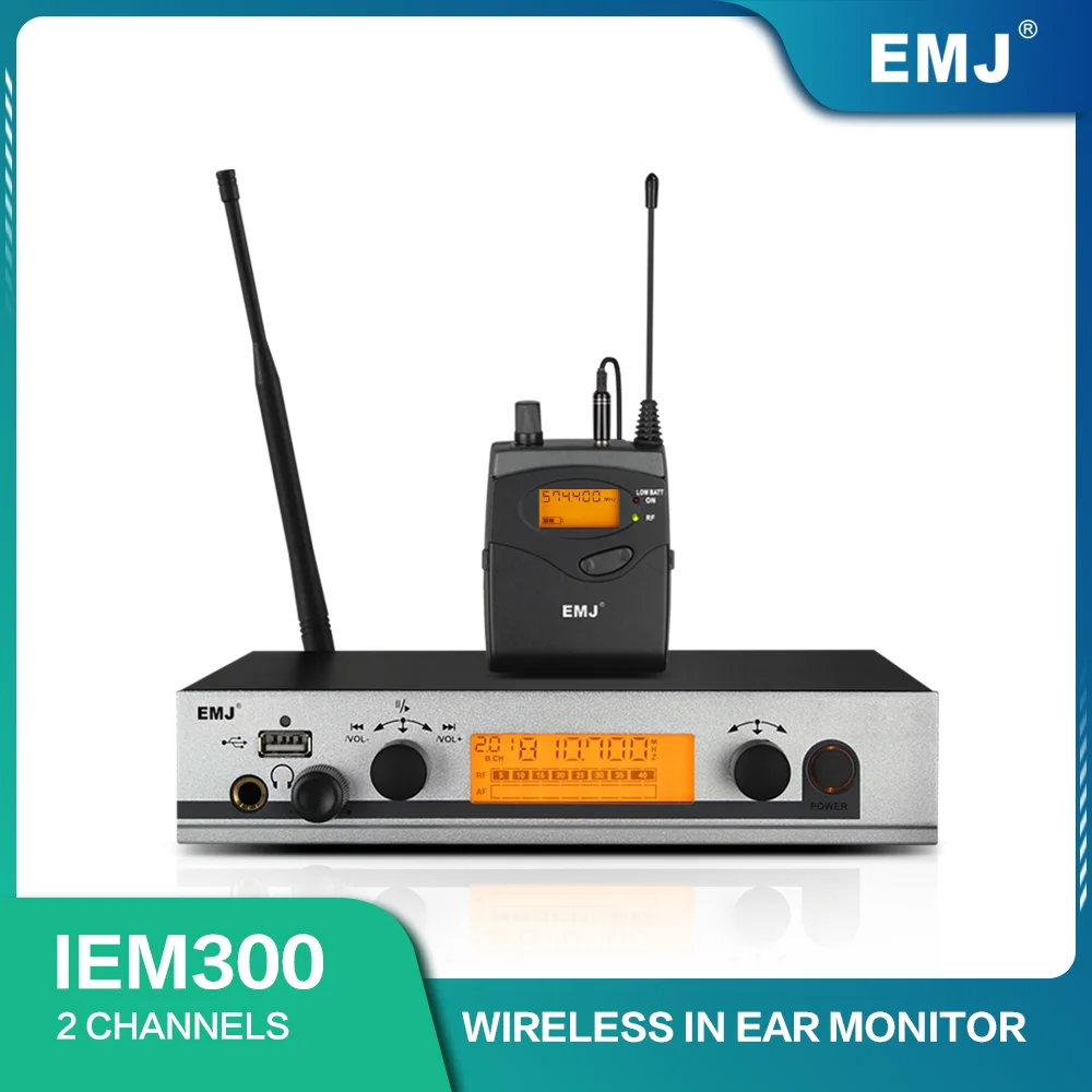 

Монитор-вкладыш, беспроводная система IEM300 G3 IEM, одиночный передатчик, профессиональный мониторинг для выступлений на сцене