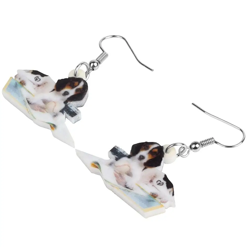ARWA акриловые серьги с собаками большая Милая подвеска в виде животного ювелирные