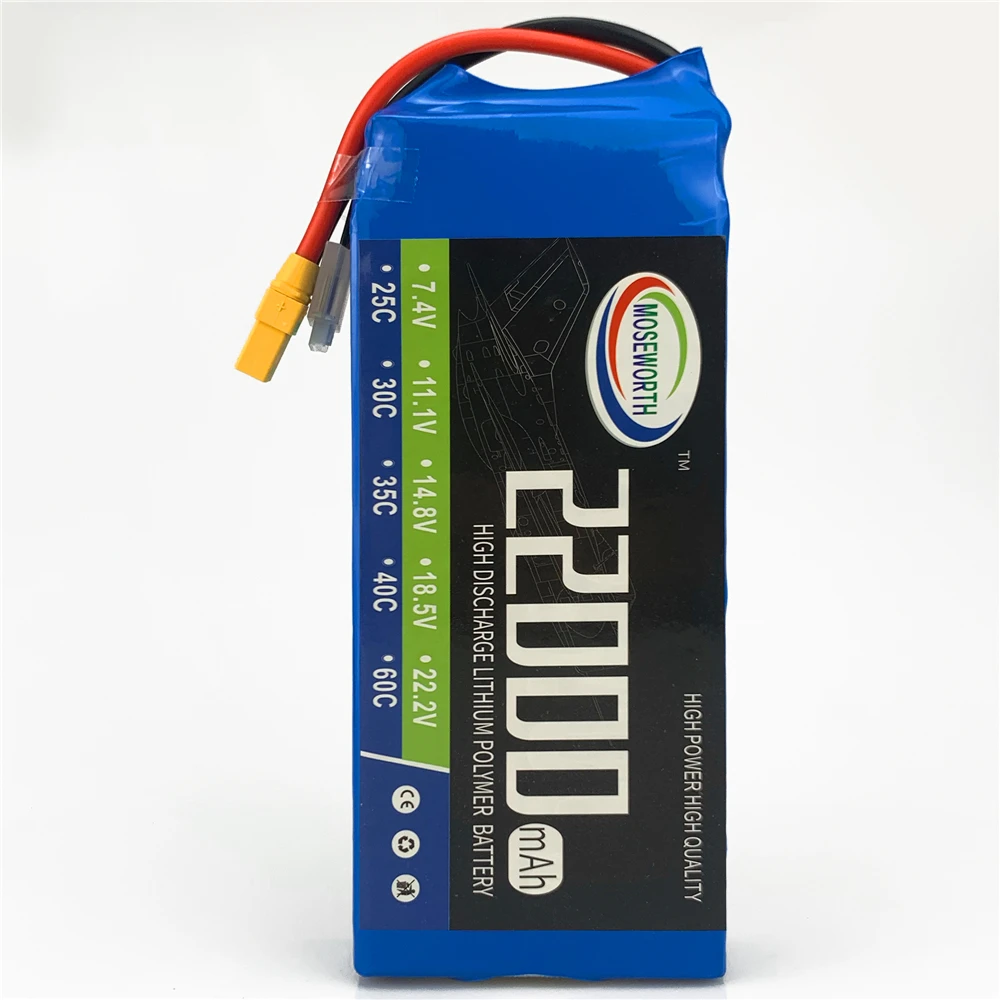 3S 11 1 V 22000mAh 30C RC самолет LiPo батарея для радиоуправляемого квадрокоптера вертолета