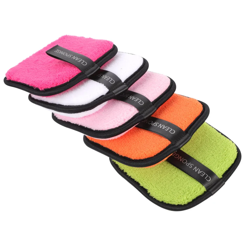 

5Pcs Reusable Makeup Remover Pads Makeup Removal Sponges (Assorted Color)