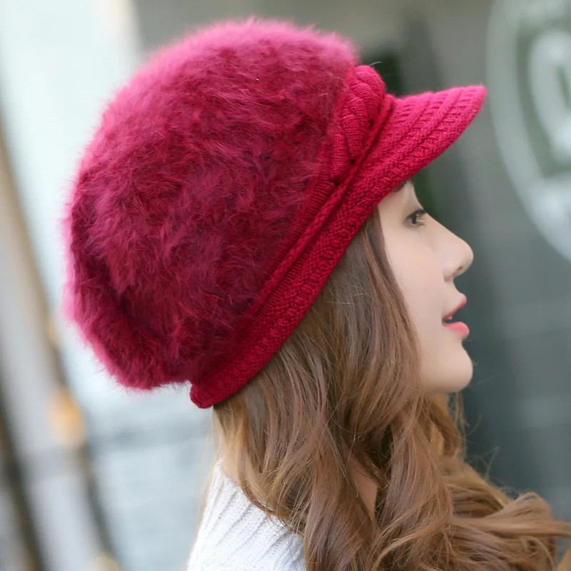 2019 берет в стиле винтаж шапки для женщин элегантная шапка 100% полушерстяной