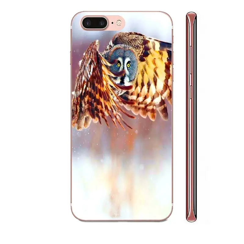 Красивые летающие совы для Samsung Galaxy Note 8 9 10 Pro S4 S5 S6 S7 S8 S9 S10 S11 S11E S20 Edge Plus Ultra Diy