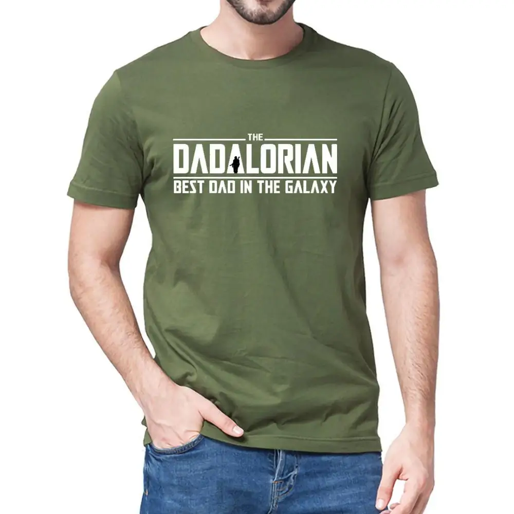 

Funny Premium Cotton The Dadalorian Best Dad In The Galaxy Funny New Men's T-Shirt Unisex Women Soft Top Tee Gift SweaTshirts
