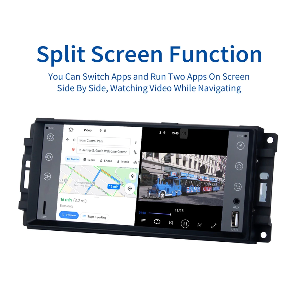 Dasaita 7 &quotAndroid 10 0 Автомобильный GPS радио плеер для Jeep Chrysler Dodge с восьмиядерным