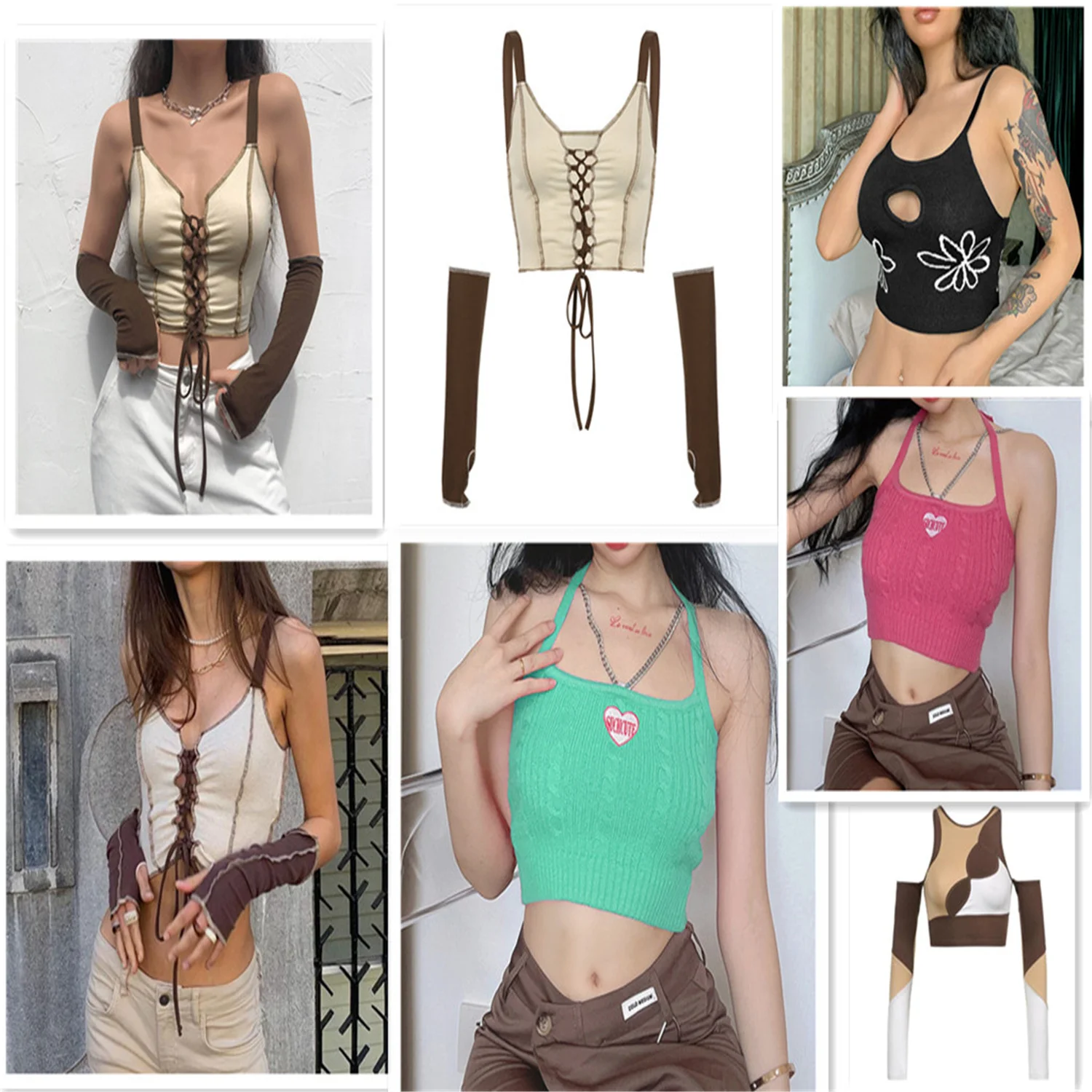 

Женская обрезанная эстетика 2021 Ropa Grunge Fairy Fairycore Y2k, топы, одежда короткий топ корсет Core 90-х, готическая одежда